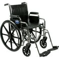 Medline Excel 2000 ExtraWide Wheelchairs; Seat Removable Desk Length