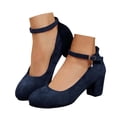 thumbnail image 1 of 2026 Women's Casual Shoes, Chunky Heel Design, Slip On Comfortable, Perfect with Jeans, 1 of 9