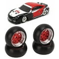 thumbnail image 4 of For 1/28 RC Tire, Stable Cushioning Glossy Appearance RC Tire  For MINI D For 969 Red, 4 of 8