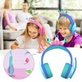 thumbnail image 1 of Crown Kid Auriculares inalámbricos en la cabeza Plegable con micrófono Estéreo de Orejeras suaves para, 1 of 7