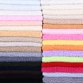 thumbnail image 3 of NAMZI 1 Yard x 63in Plush Fleece Fabric, Lambskin-Like Faux Fur Material, Thermal Lined for DIY Sewing & Handmade Crafts,Rose, 3 of 4