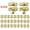 Gold, variant on Ruibeauty 30Pcs Antique Bronze Iron Padlock Hasp Hook Lock For Mini Jewelry Wooden Box