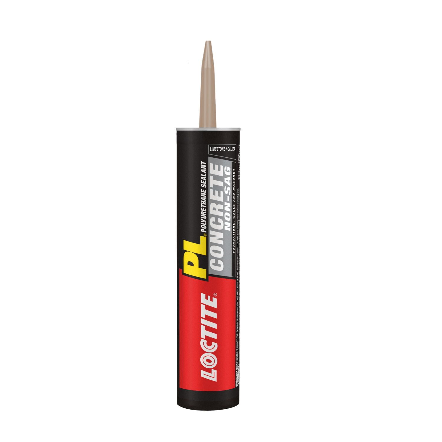 Loctite Pl Polyurethane Sealant Concrete Non-Sag, Gray 10 fl oz Cartridge