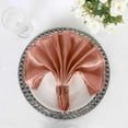 thumbnail image 6 of Efavormart 20"x20" Terracotta Wholesale SATIN Linen Napkins For Wedding Birthday Restaurant Party Tableware Decoration - 25 PCS, 6 of 10