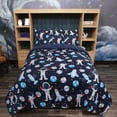 thumbnail image 2 of Unique Bargains Ensemble de Couette Alternative pour Enfants 3 Pcs Space Astronaut, 2 of 8