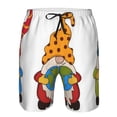 thumbnail image 3 of Salouo Gnomes Are Holding School Supplies Pattern Swim Trunks for Men,Men's Hawaiian Bathing Suit Swimsuits Quick Dry Swimming Board Shorts Beach Shorts with Pockets-3X-Large, 3 of 6