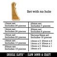 thumbnail image 2 of Delaware State Silhouette Wood Mini Charms Shapes DIY Craft Jewelry - No Hole - 25mm (7pcs), 2 of 7