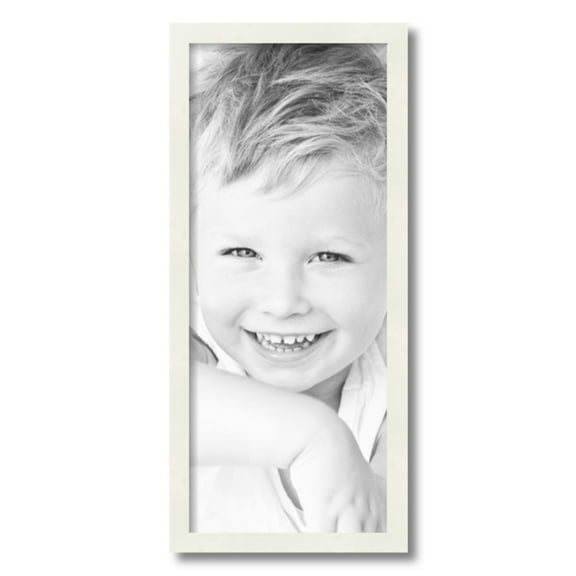 ArtToFrames 10" x 24" White Picture Frame, 10x24 inch White Wood Poster Frame (WOM-5138)