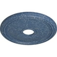 thumbnail image 3 of Ekena Millwork 18"OD x 3 5/8"ID x 1 1/8"P Diane Ceiling Medallion (Fits Canopies up to 5 3/8"), Hand-Painted Americana Crackle, 3 of 6