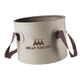 thumbnail image 4 of Cubo de lavabo plegable para almacenamiento de agua, contenedor de agua para exteriores 20L Café 33cmx24cm, 4 of 9