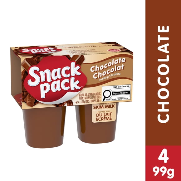 Snack Pack® Chocolate Pudding Cups Box of 4 Pudding Cups