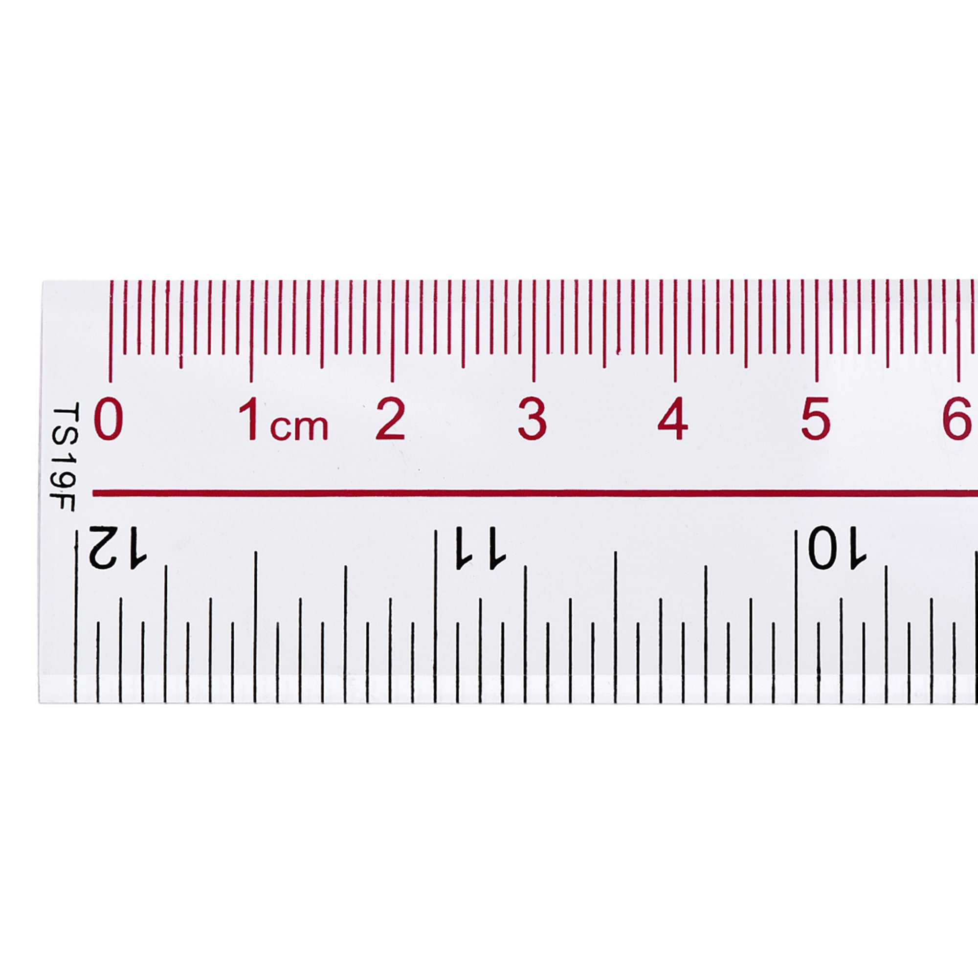 Generic 30cm 12'' Plastic Metric T Square Double Side Rule