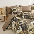 thumbnail image 4 of Set de edredón Wake In Cloud Rustic Cabin Christmas King, 4 of 7