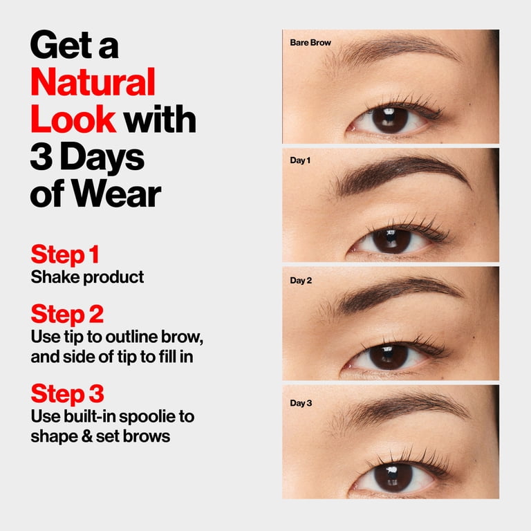 Revlon ColorStay Semi-Permanent Brow Ink, Soft Brown photo 5