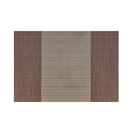 

YUEHAO Placemat Placemat Green Solid Color Mat Plain Horizontal Stripe Table Mat table mat G G