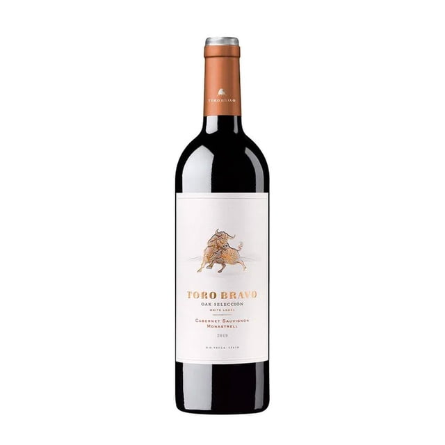 Pack de 2 Vino Tinto Toro Bravo Oak Seleccion Cabernet Monsatrel 750ml