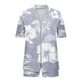thumbnail image 3 of Enjoytime Women's 2 Piece Hawaiian Travel Outfits Printed Short Sleeve Shirts with Shorts Beach Sets Summer Casual Resort Wear, 3 of 3