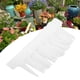 thumbnail image 4 of 50 etiquetas de plástico tipo T para plantas, etiquetas para césped, jardín, vivero, color blanco, 4 of 13