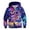 Purple, variant on Men's Hoodies Graphic Print Zip Up Hoodie Soft Pullover Jacket Front Pocket Streetwear Outerwear Casual Outdoor Daily Wear Fashion Clothing