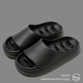 thumbnail image 3 of Shower Shoes for Women & Men - Non-Slip Pool Slides with Soft Cushion & Arch Support - Quick-Drying Bath Slippers with Drain Holes,  6-7 Women/4.5-5.5 Men, 3 of 5