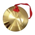 thumbnail image 4 of ZLight Gong Instrument Portable Metal Hand Gong Celebrating Parade Shows Dances for gold 32cm, 4 of 6
