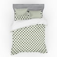 thumbnail image 2 of Ambesonne Abstract Bedding Set 3 Pcs, Onigiri Japanese Rice Art, Twin XL, Pale Green Dark Green, 2 of 3