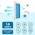 thumbnail image 5 of Medify Air 12x12x1 Air Filter, MERV 14 Pleated with HEPA, HVAC Furnace Filter, 2-Pack, 5 of 7