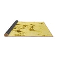 thumbnail image 2 of Ahgly Company Indoor Square Abstract Yellow Modern Area Rugs, 7' Square, 2 of 4