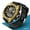 Ivory, variant on Men's Military Sports Watch – Waterproof Dual Display Quartz Wristwatch with LED, Chronograph & Tactical Design