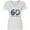 AA-White, variant on Inktastic Blooming 60th Birthday Women's V-Neck T-Shirt