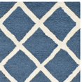 thumbnail image 3 of Safavieh Cambridge 4' X 6' Hand Tufted Wool Rug in Navy and Ivory, 3 of 3