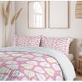 thumbnail image 6 of Ambesonne Romantic Duvet Cover Sets, Unicorns Pattern, 2-King, Pale Pink Pastel Yellow Pale Mauve, 6 of 7