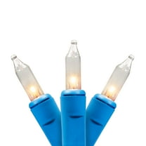 Northlight Mini Christmas Commercial Light Set - Clear - 60' Blue Wire - 100ct