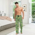 thumbnail image 7 of FREEAMG Lemurs Of Madagascar Pajama Pants for Men, Men's Separate Bottoms, Pure Cotton Comfortable Lounge Pants for Men（13）, 7 of 7
