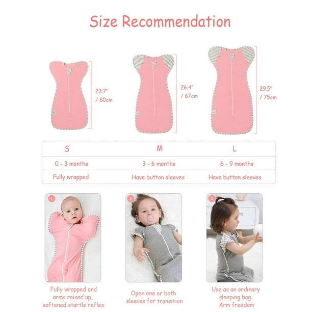 Belleviee 2 Pack Swaddle Sack With Arms Up Design Gently Help Baby Self Soothing Transitions To Arms Free Wearable Sleeping Bag Snug Fit Calms Start