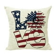 thumbnail image 2 of 4th Of July Cushion Covers Star Flag Patriotics Cushion Covers 4th Of July Decor For For Sofa Bedroom Home Decor, 2 of 6
