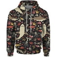 thumbnail image 3 of Sweat à Capuche Imprimé Animal Mignon pour Hommes, Mode Automne et Hiver, Design de Rue Harajuku, 3 of 5