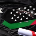 thumbnail image 5 of Sudan Mix United States Black American Flag Graduation Stole Shawl Sash Scraf Gift For Abroad Student International Study, 5 of 6