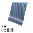 thumbnail image 3 of Celsvanis Bath Towel for Adults Thick Soft Highly Absorbent Quick Dry Lint Free Face Wash Towel Classic Household Bathroom Daily Use, Blue, 3 of 6