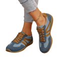 thumbnail image 2 of YOUYEDIAN Sneakers for Women Versatile Round Toe Lace-up Fashion Strap Print Sneakers Casual Sport Outdoor Walking Shoes, 2 of 5