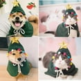 thumbnail image 5 of Perro, mascota, gato, abrigo pequeño, camuflaje, árbol de Navidad, abrigo, gato, perro, ropa de vacaciones, ropa de Navidad (verde M), 5 of 5