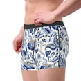 thumbnail image 2 of Fotbe Blue Paisley Calzoncillos Tipo Boxer con Bolsa de Soporte Total para Hombre, X-Temp Fresco, Transpirable y de Secado Rápido-X-Large, 2 of 5