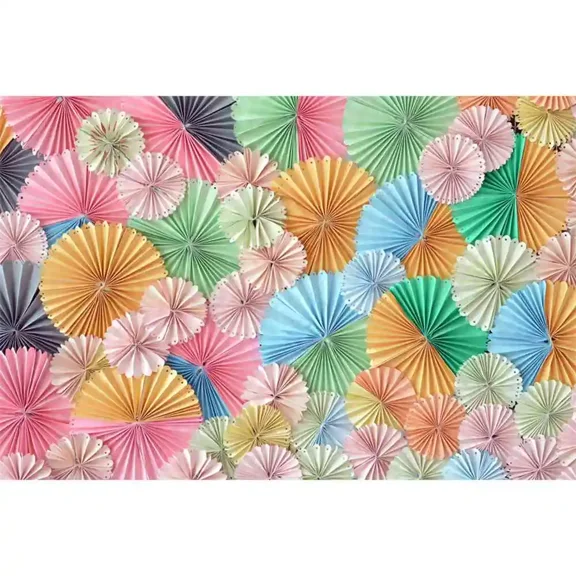 Paper Flowers Wall Backdrop Photography Mother's Day Birthday Party ration Background Customized Studio Photo Props