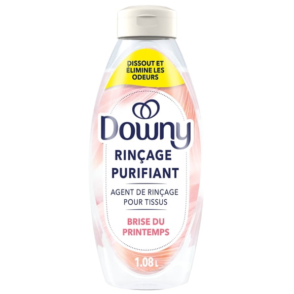 Downy Fabric Rinse Laundry Odour Remover, Spring Breeze Scent, Fabric Softener and Laundry Odour Removal Rinse 1.08L