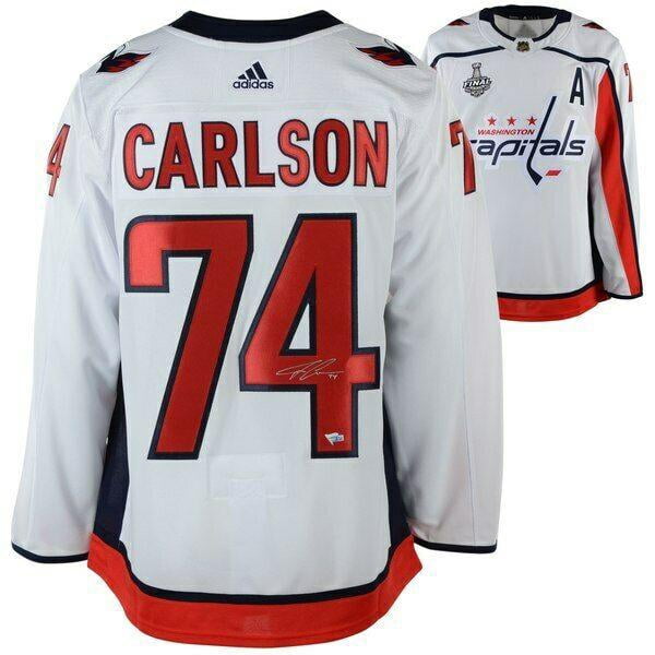 JOHN CARLSON Autographed Capitals 2018 