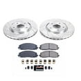thumbnail image 3 of PowerStop Front Z23 Evolution Sport Carbon-Fiber Ceramic Brake Pad and Drilled & Slotted Rotor Kit Fits: CHRYSLER DODGE VOLKSWAGEN Select Models K5959, 3 of 10