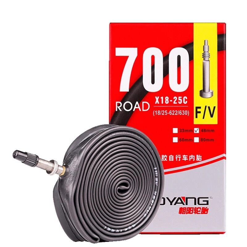 Road Bike Inner Tube French Valve Bicycle Tire Road Bike Cycle Butyl Rubber 700x23c 25 28 38 43 FV Tyre Inner Tube Walmart