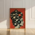 thumbnail image 3 of Vinyl Records Poster Print Vintage Collage Wall Art Dj Retro Vintage Woman Soul Funk Music Lover Wall Decor Matte Poster, Matte Canvas Stretched, Posters & Art Prints, Gift., 3 of 5