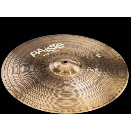 Paiste 900 Series Ride Cymbal (22 ) The Paiste 900 Series Ride Cymbal has a strong sound and look. Hand made in Switzerland  this cymbal sounds and looks like a much more expensive instrument. Using the same bronze alloy as in the 2002 series  the 900 Ride brings the same cut and clarity as more expensive cymbals. The natural finish is sure to last you through even the heaviest of music performances. Drummers that need more cut and clarity from their ride cymbal  but don t want to spend a fortune will be perfectly happy with this ride. Hand Made in Switzerland The 900 series brings an affordable cymbal to drummers without sacrificing the high quality standards of the Swiss craftsmen who make it. The ride is hammered to be consistent and musical like all Paiste professional cymbals. The distinct bell and ride sound is sure to cut through amplifiers on the largest stage or in the basement. The Same Bronze Alloy Using high quality CuSn8 (2002 bronze) gives the 900 Ride the same distinct clarity as top of the line cymbals. Hammering the instrument more heavily gives it a slightly warm tone while maintaining the cut and clarity needed for louder music. Natural Finish Left in a natural finish  this cymbal has a striking shine and is long lasting. This treatment can take all the hits you can give it without chipping  scratching  or peeling. Features: Affordable  High Quality Ride Cymbal Hand Made in Switzerland  Hand Hammered Medium Bright  Full Sound with Warm Undertones Pronounced Bell Versatile Ride Case Not Included Get your Paiste 900 Series Ride Cymbal today at the guaranteed lowest price from Sam Ash with our 45-day return and 60-day price protection policy.