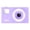 Purple, variant on Portable Digital Camera With Rings Light 3Color Filters And Builts In Battery Beauty Mode For Stunningly Selfies